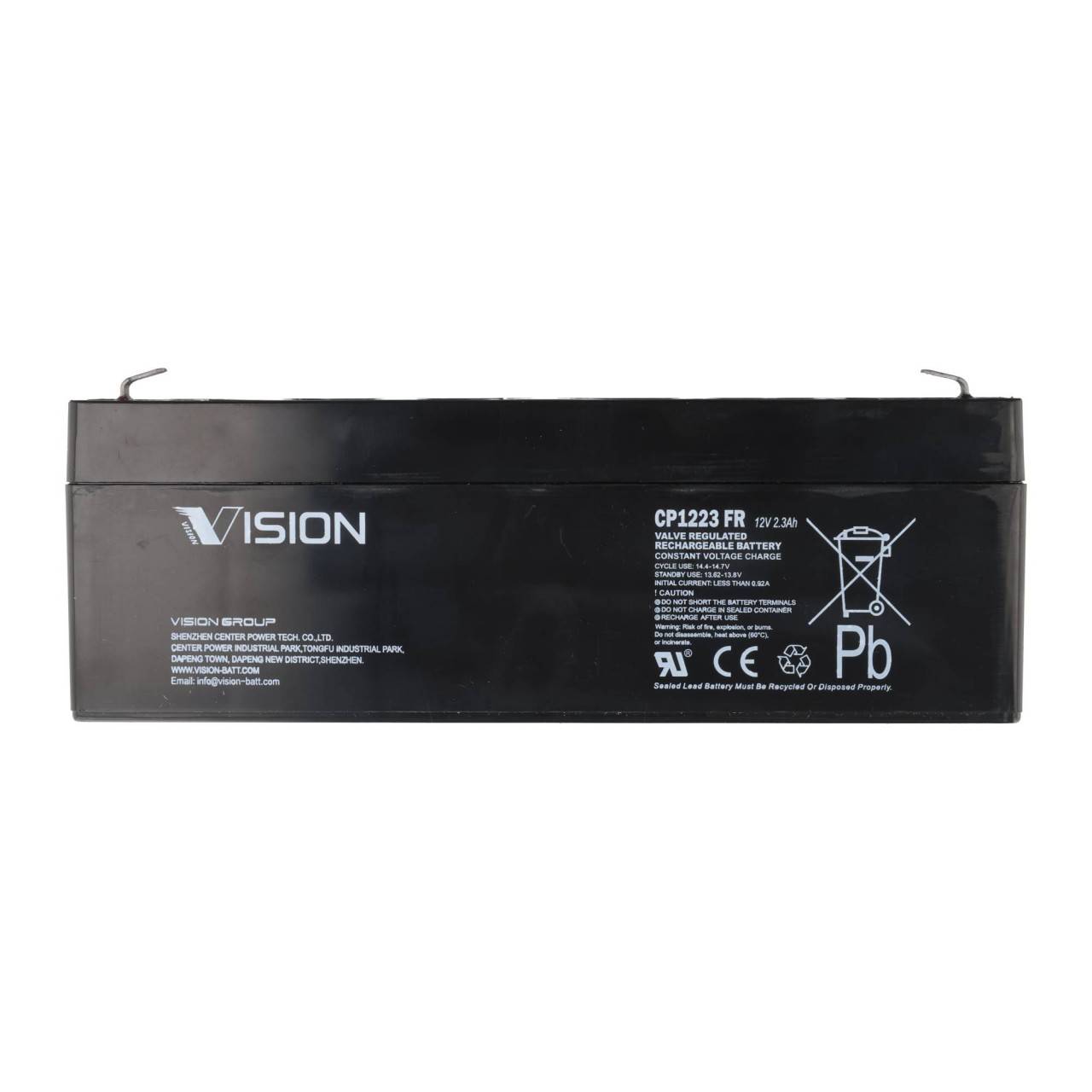 Batteria al piombo Vision CP1223 12,0 V 2,3 Ah-2