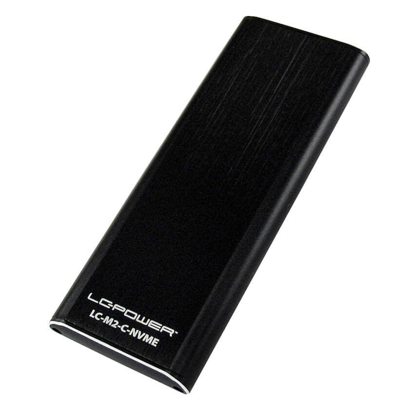 LC-Power LC-M2-C-NVME Box SSD M.2 NVMe, USB 3.2 Gen.2x1, nero-0