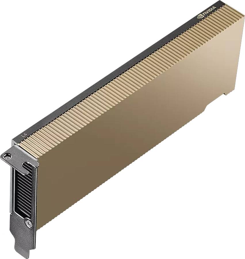 NVIDIA L4 - GPU computing processor - L4 - 24 GB GDDR6 - PCIe 4.0 x16 low profile - fanless-2
