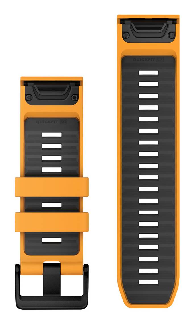 Garmin QuickFit-Armband 26 mm Silikon Spark Orange/Graphit (010-13393-01)-2