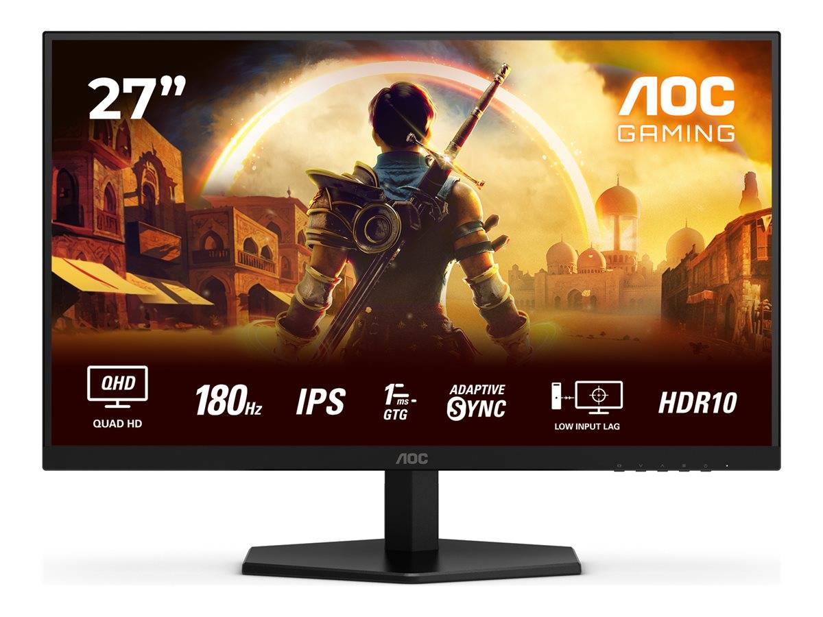 AOC G4 Q27G42XE Monitor PC 68.6 cm (27) 2560 x 1440 Pixel Quad HD Nero. Rosso-0