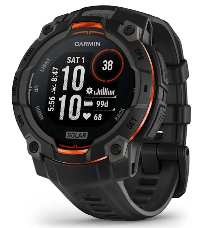 Garmin Instinct 3 45mm Smartwatch Solar Gps 10atm Torcia Led 28 Giorni Nero-1