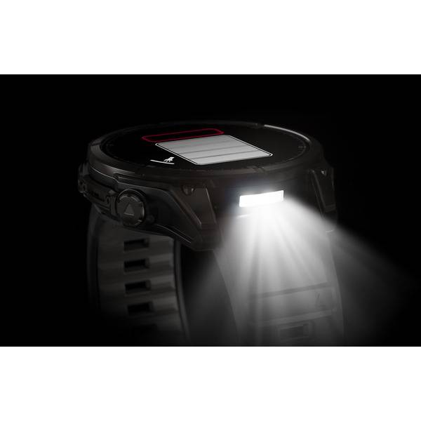 Garmin Fenix 8, 47mm, Sapphire Amoled, Carbon Gray Dlc Titanium Con Cinturino Black-3