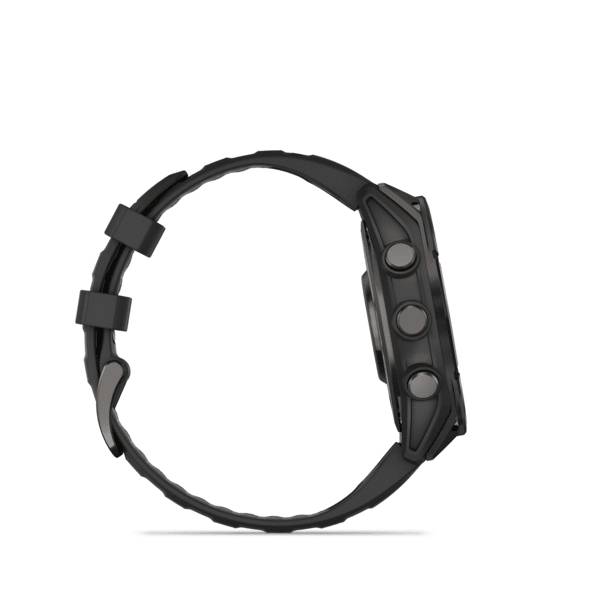 Garmin Fenix 8, 47mm, Sapphire Amoled, Carbon Gray Dlc Titanium Con Cinturino Black-4