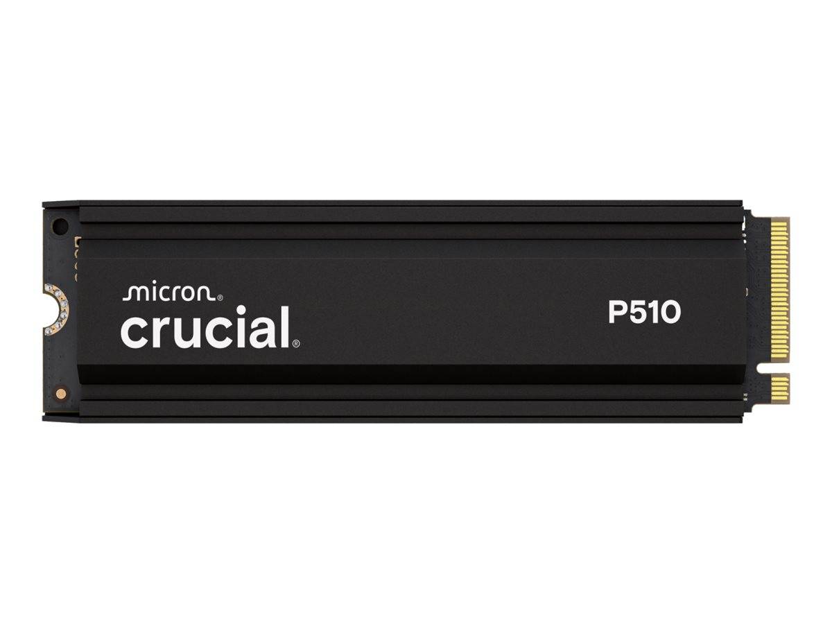Crucial CT2000P510SSD5 P510 2TB PCIe Gen5 NVMe 2280 M.2 SSD con dissipatore-0