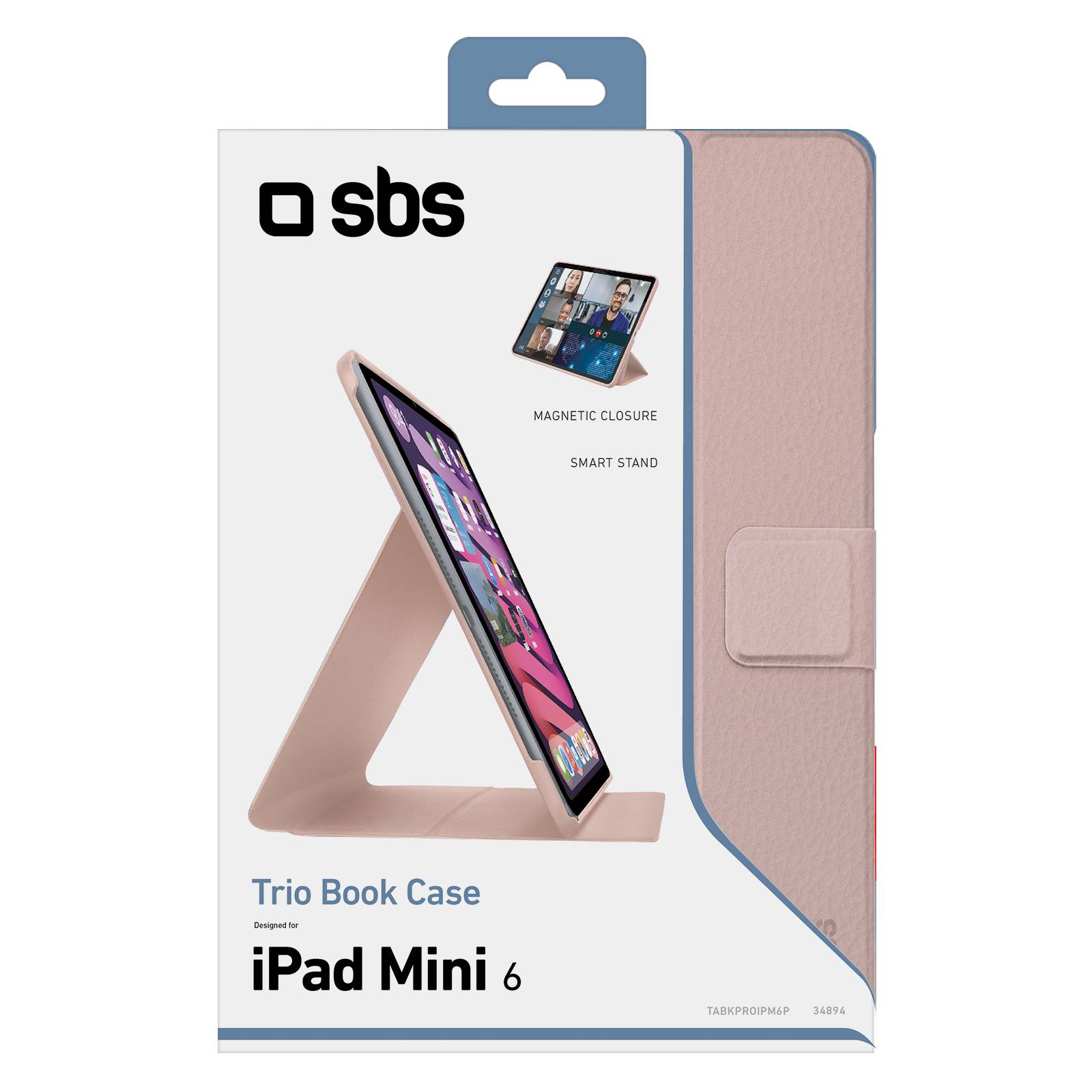 Custodia Book Pro con supporto a leggio per iPad Mini 6/Mini 7-1