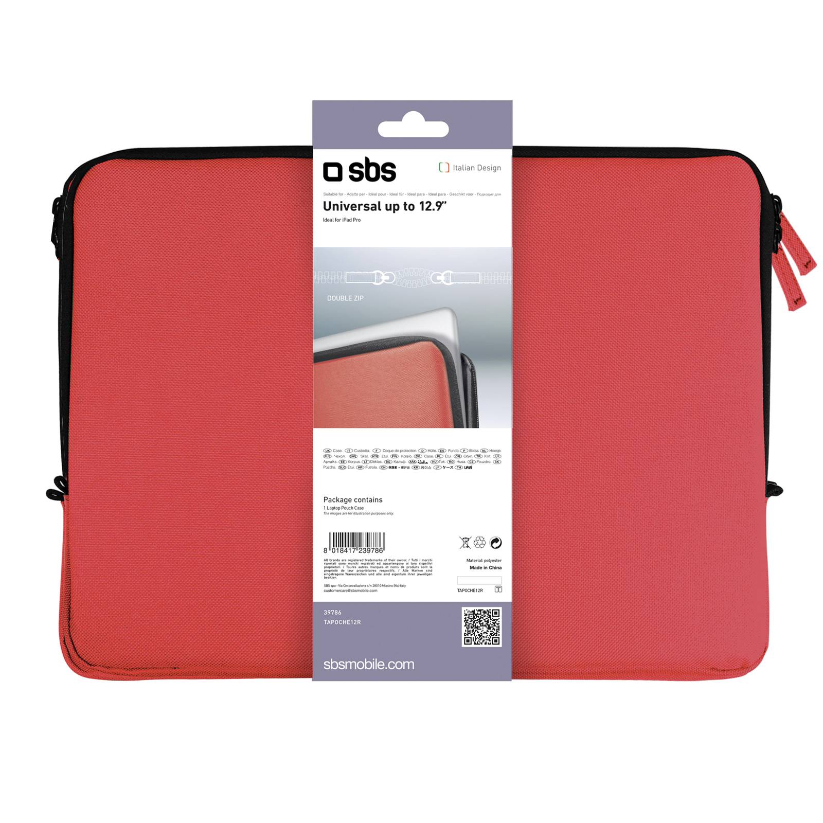 Custodia Poche per tablet e notebook fino a 12,9”-2