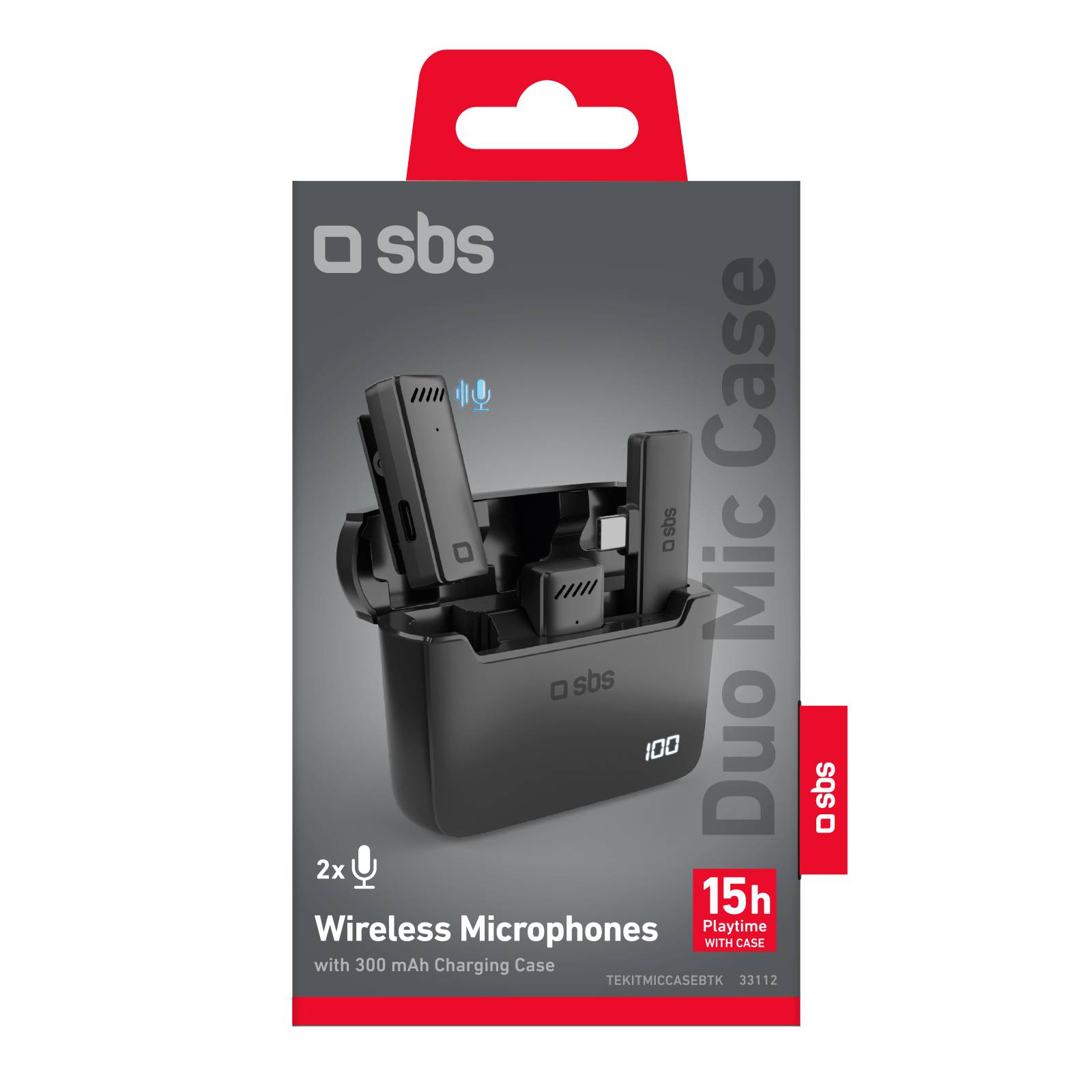 Microfono Wireless con ricevitore USB-C-1
