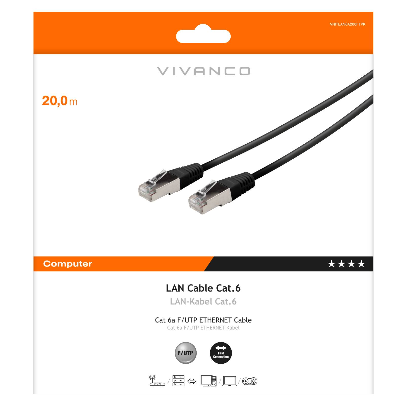 Cavo di rete S/FTP CAT 6a-1