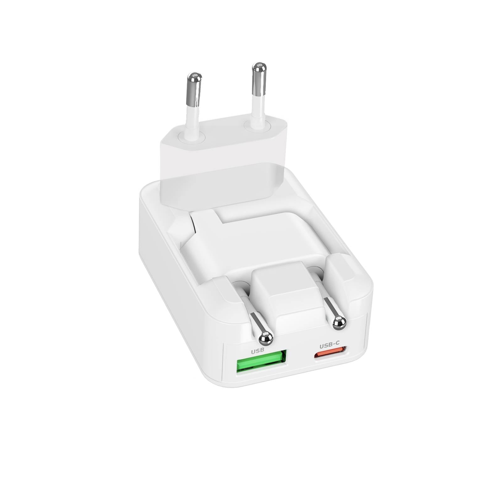 Caricatore da Parete Flexi Wall Charger 65W con Spina Pieghevole-0