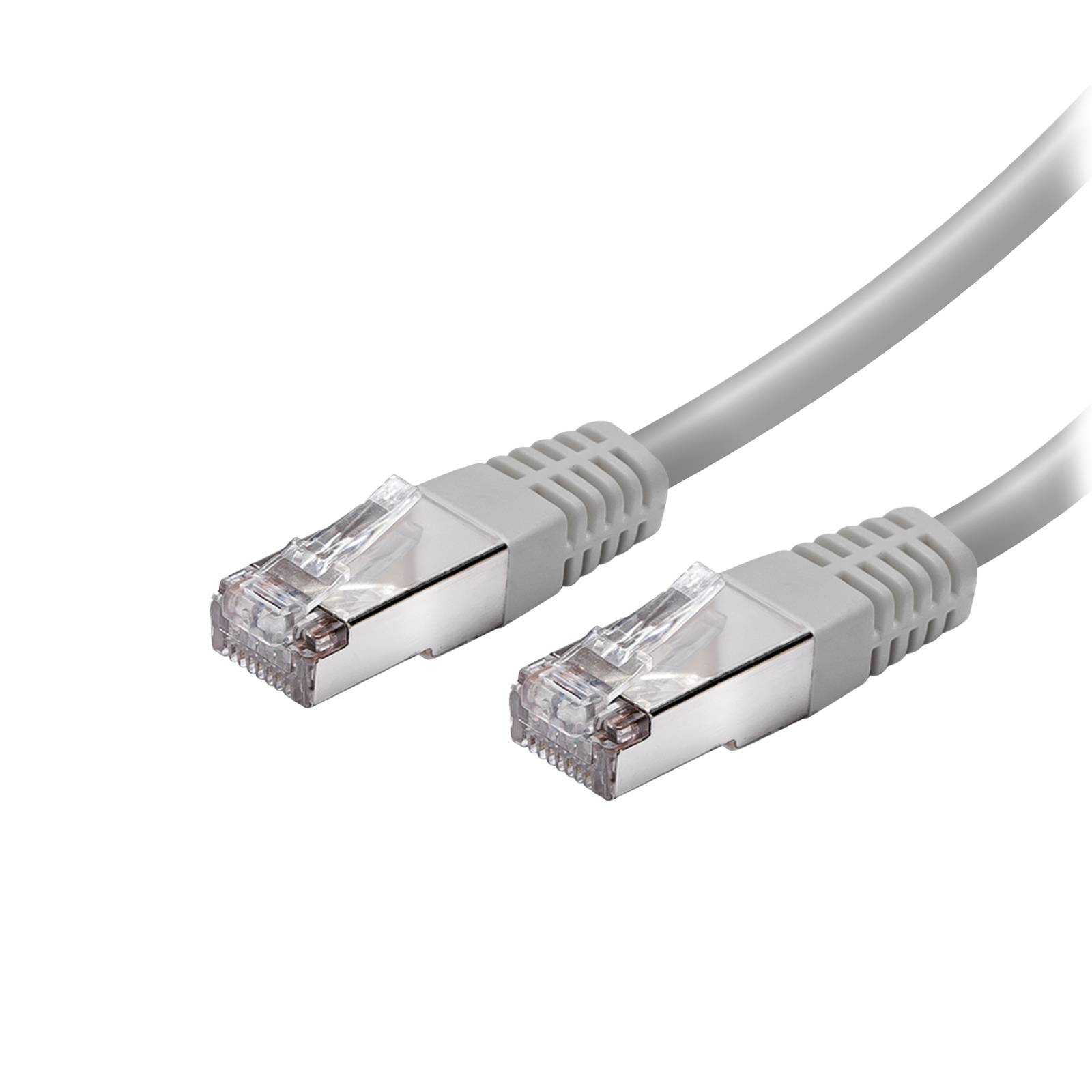 Cavo di rete per PC UTP, cat 6, connettori RJ45, colore nero, lungo 2 m-0