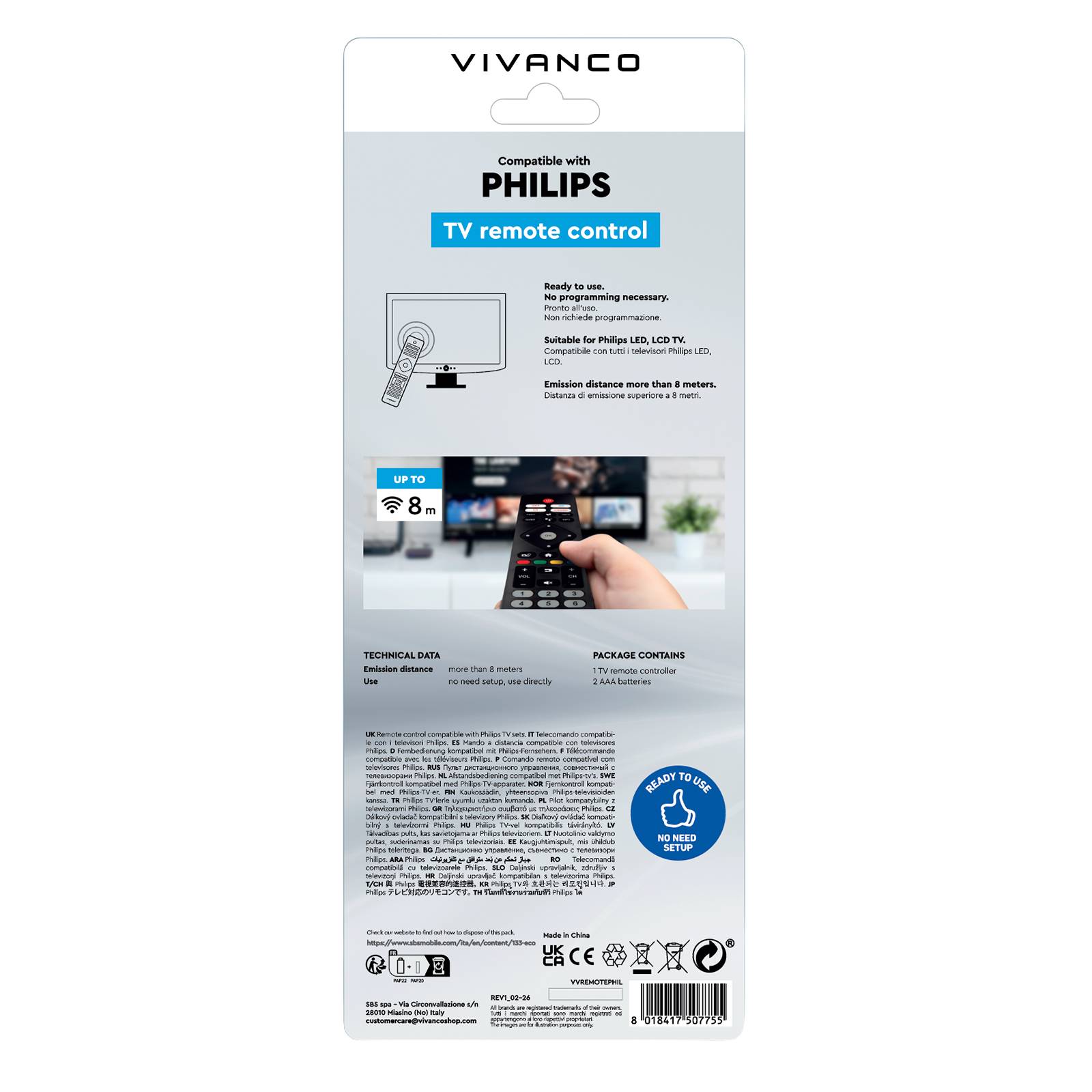Telecomando per TV Philips-2