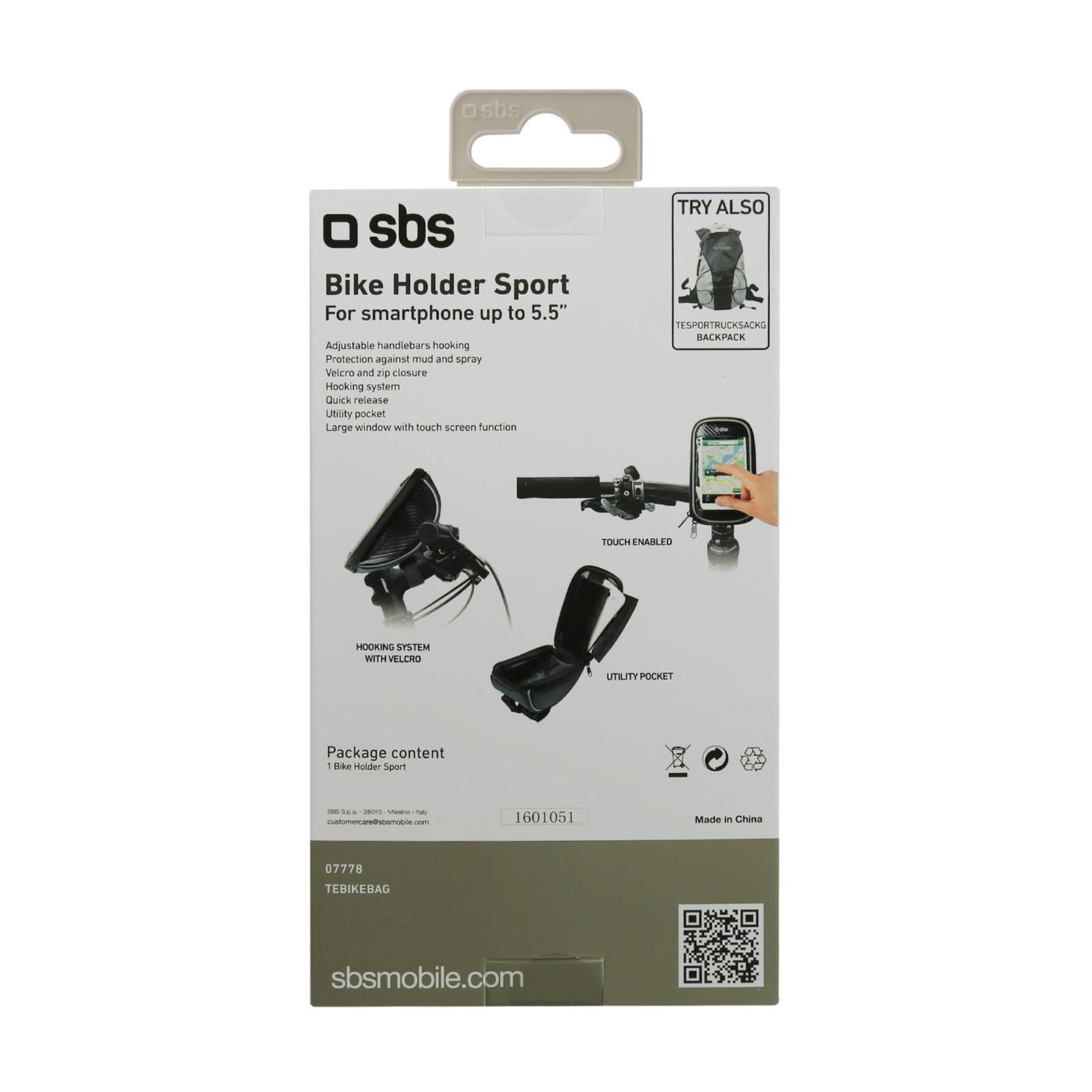 Supporto da bici universale per smartphone fino a 5,5"-2
