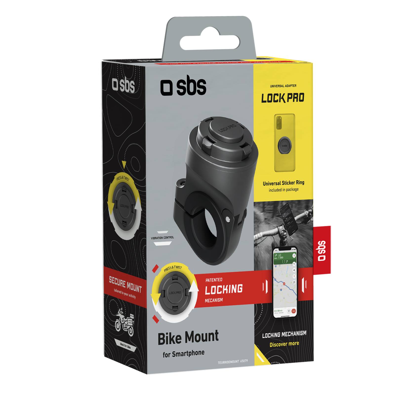 Portacellulare universale Lock Pro per bici e monopattini-1
