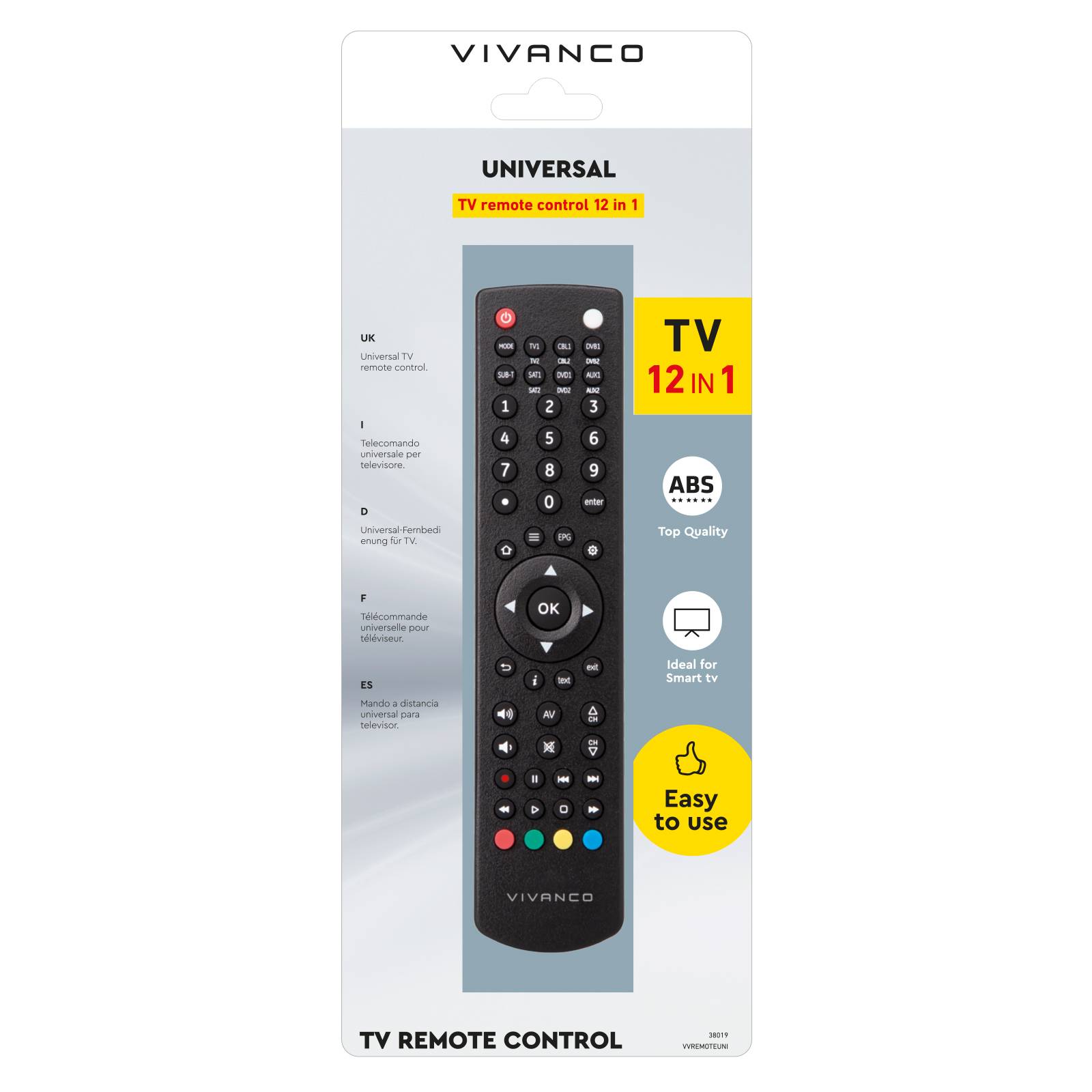 Telecomando universale multibrand 12 in 1-1