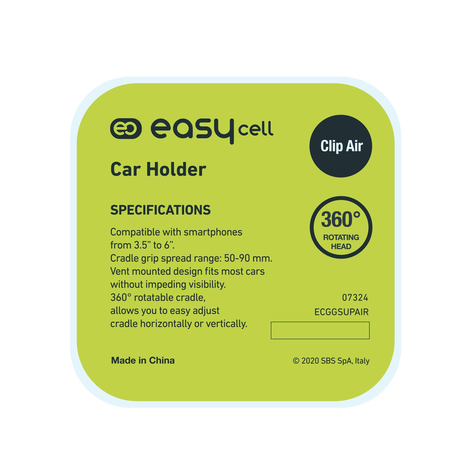 Supporto da auto per smartphone da 3,5” fino a 6”-2