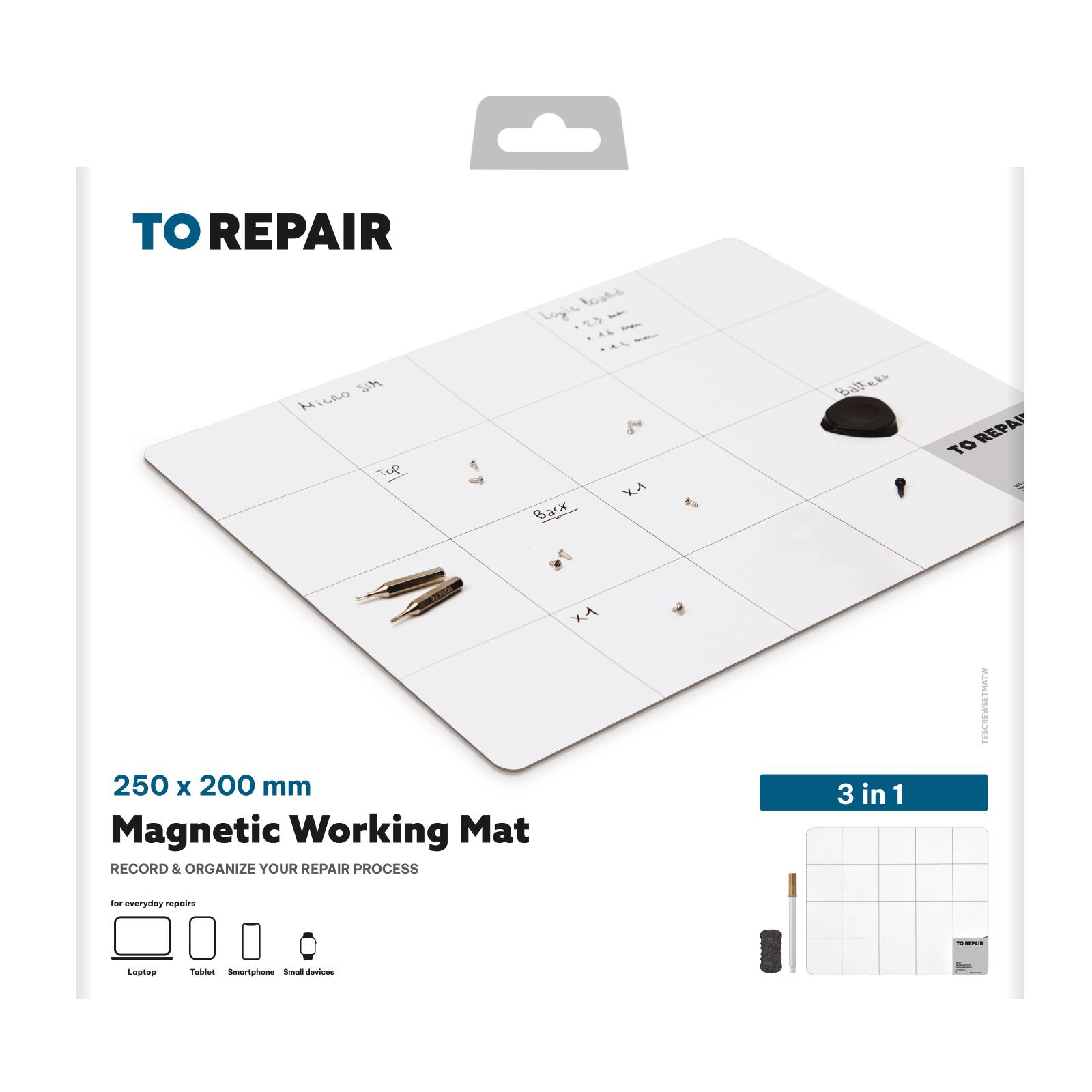 Tappetino magnetico per viti 3 in 1-1