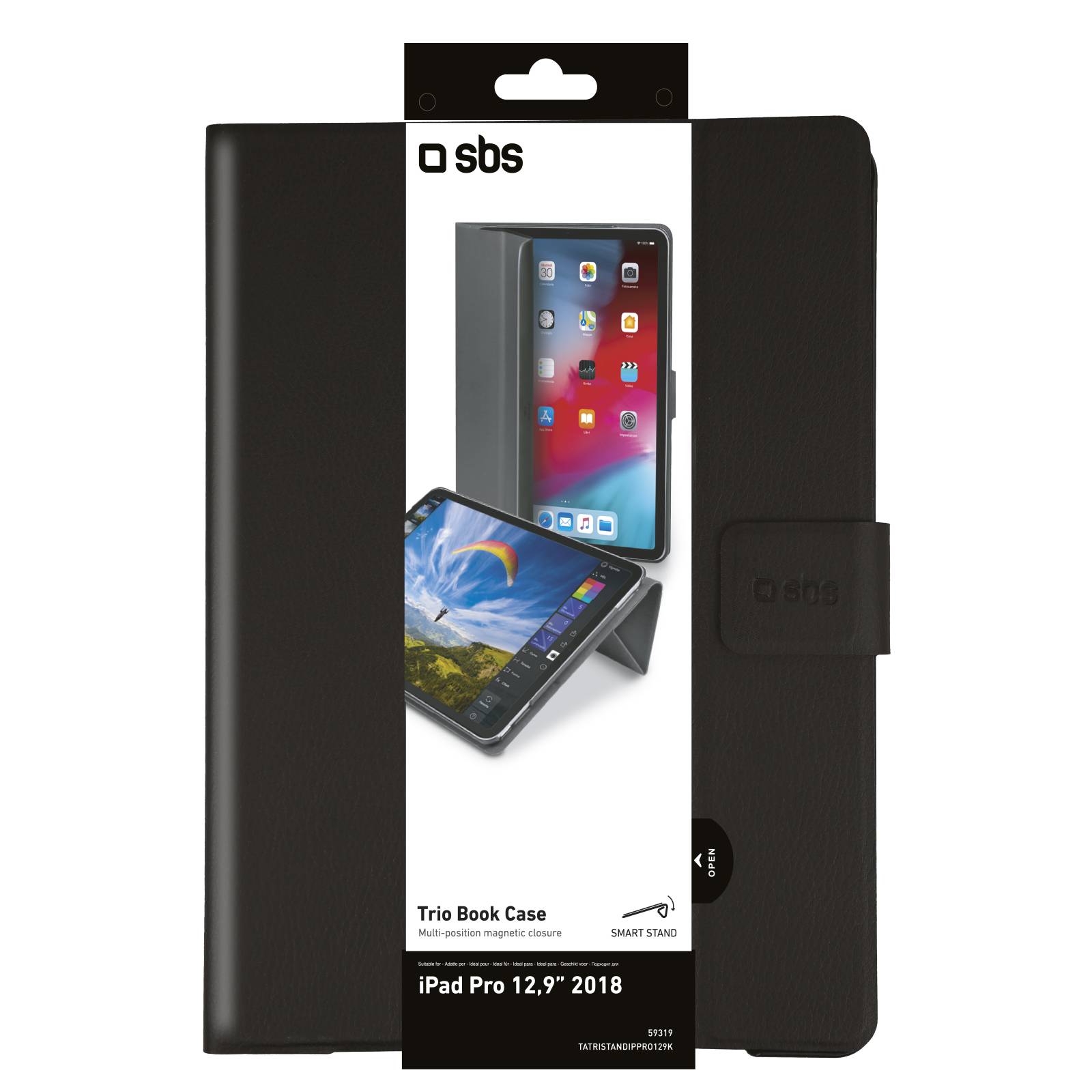 Custodia a libro Trio per iPad Pro 12,9" 2018-1