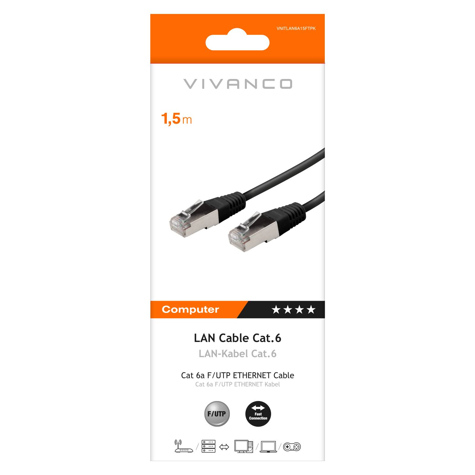 Cavo di rete S/FTP CAT 6a-1