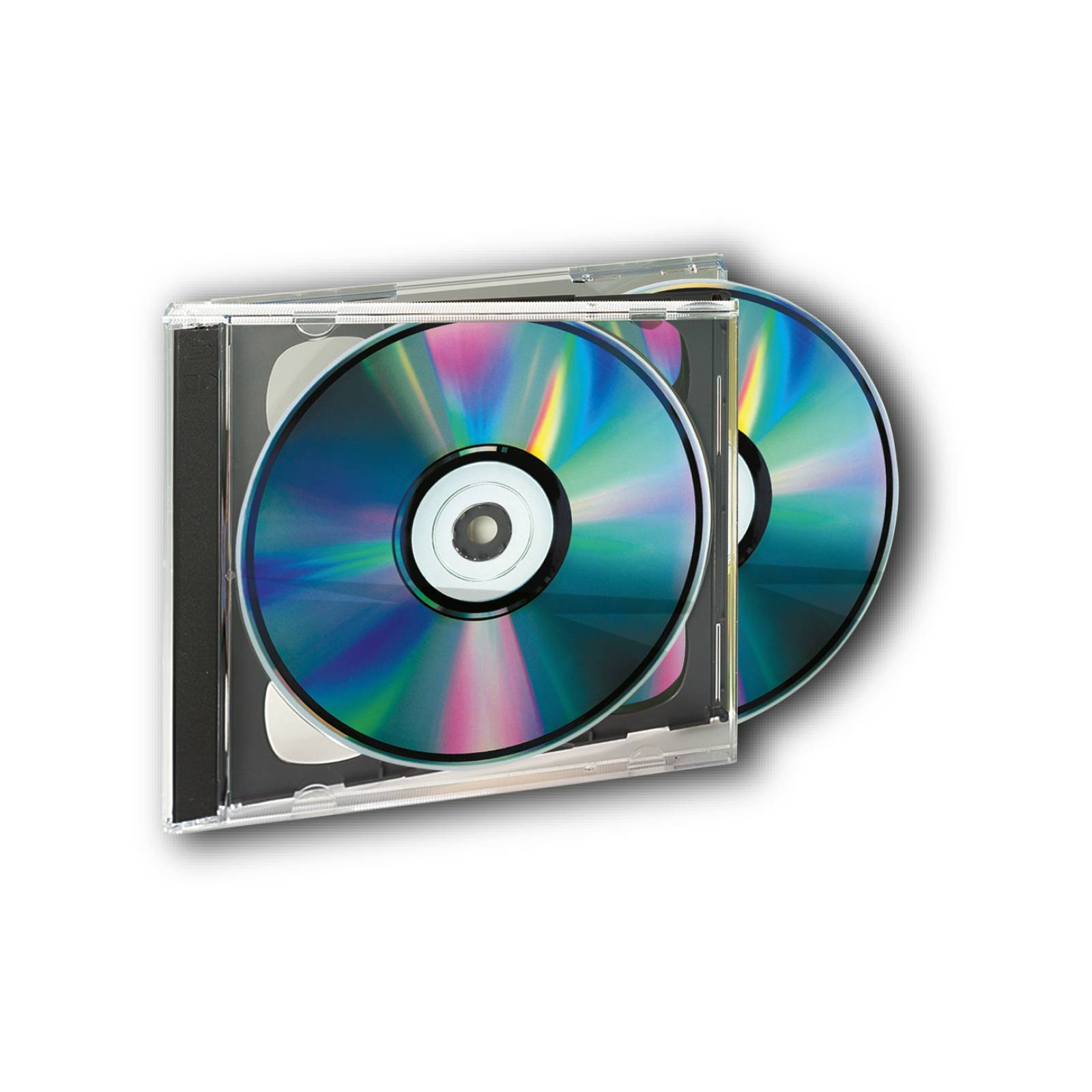 Custodia doppia per CD/DVD, confezione da 5-0