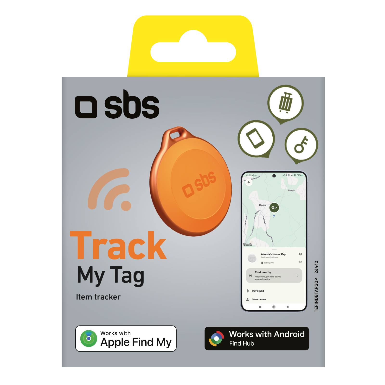 Track My Tag localizzatore compatibile con Apple Find My e Google Find Hub-1