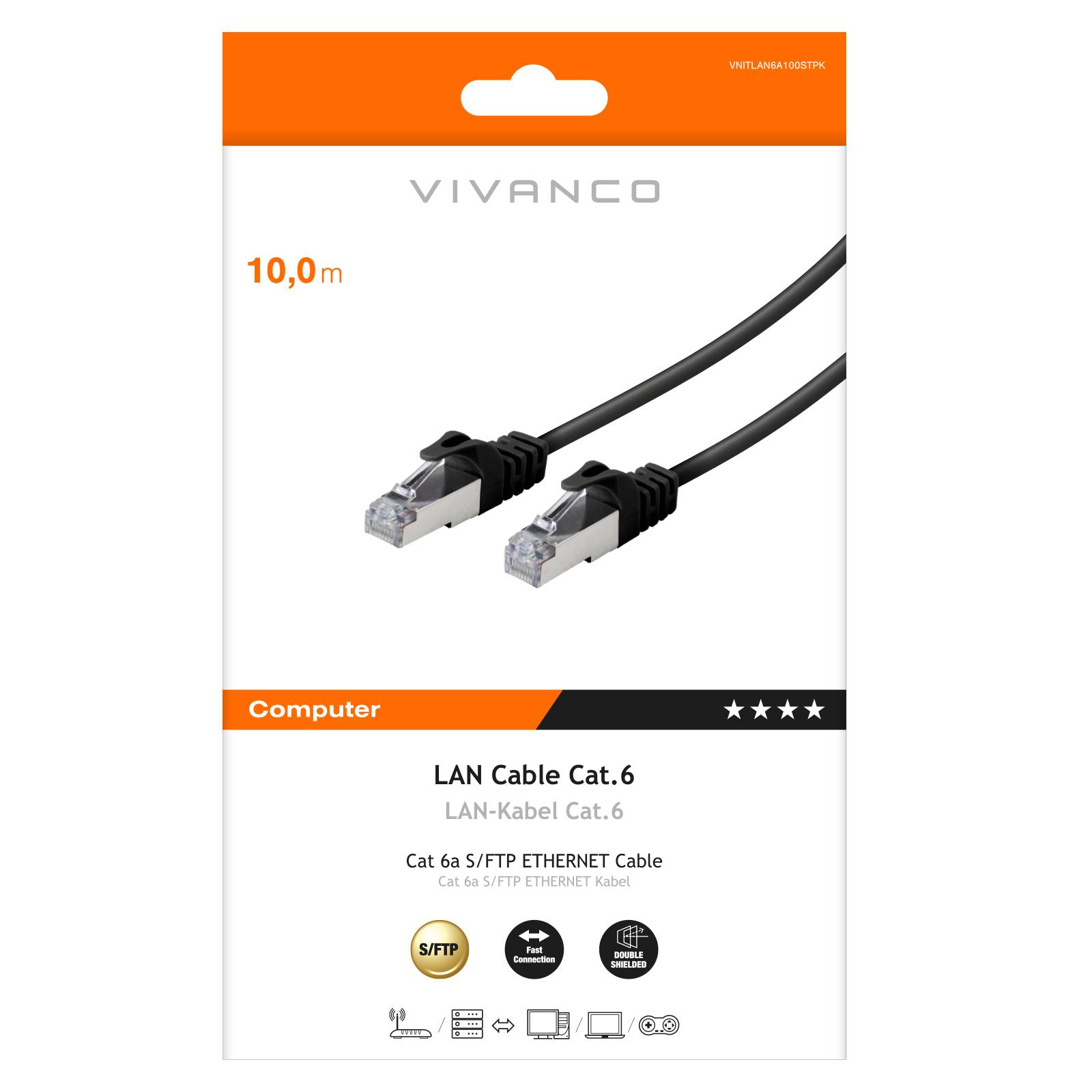 Cavo di rete S/FTP CAT 6a-1