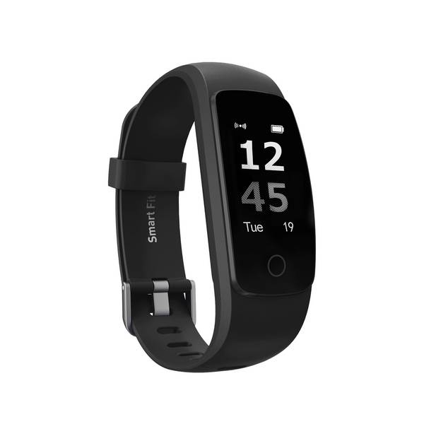 Smart Fit fitness tracker per monitoraggio dell’attività sportiva con controllo frequenza cardiaca, funzione training e