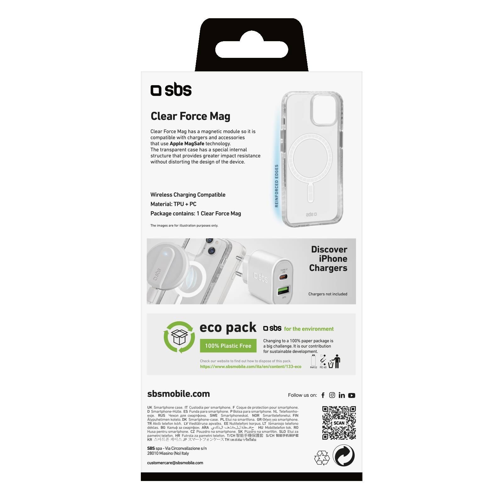 Cover con aggancio magnetico compatibile con ricarica MagSafe per iPhone 14 Plus-2