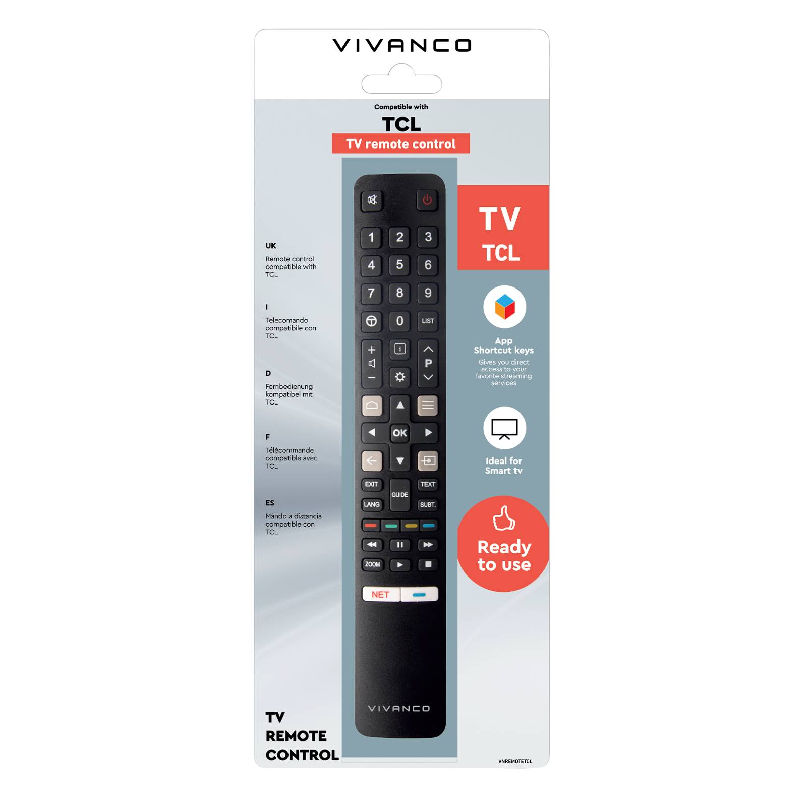 Telecomando per TV e Smart TV TCL-1