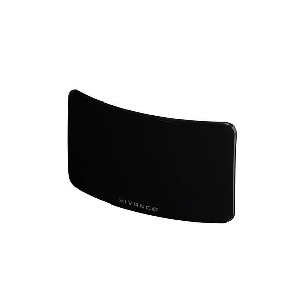 Antenna Full HD da interno con design curvo, compatibile USB, con cavo da 2 m