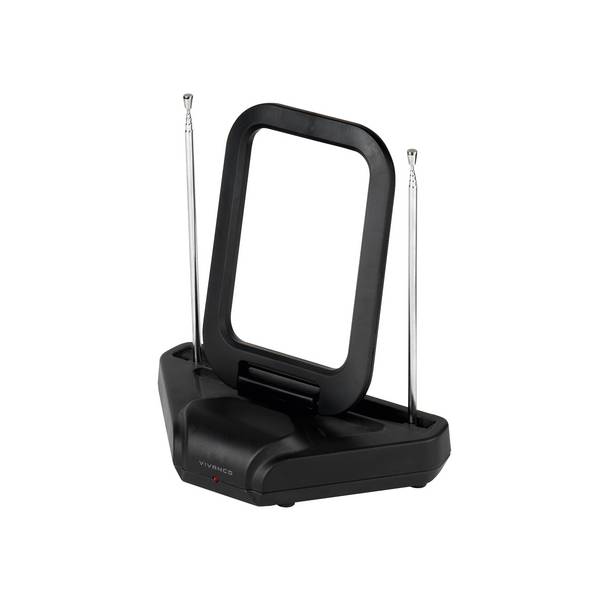 Antenna Full HD da interno con design ad anello, filtro LTE, cavo da 1,2 m