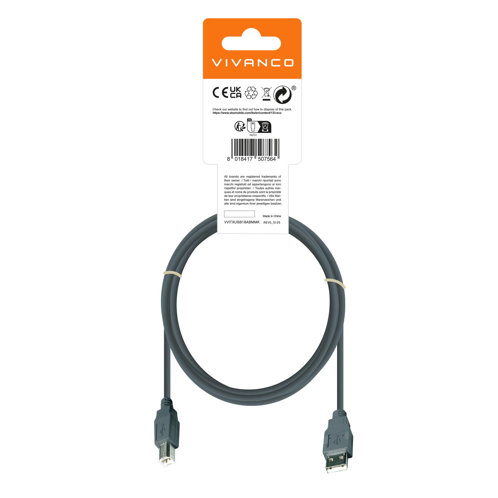 Cavo USB tipo A - USB tipo B-2