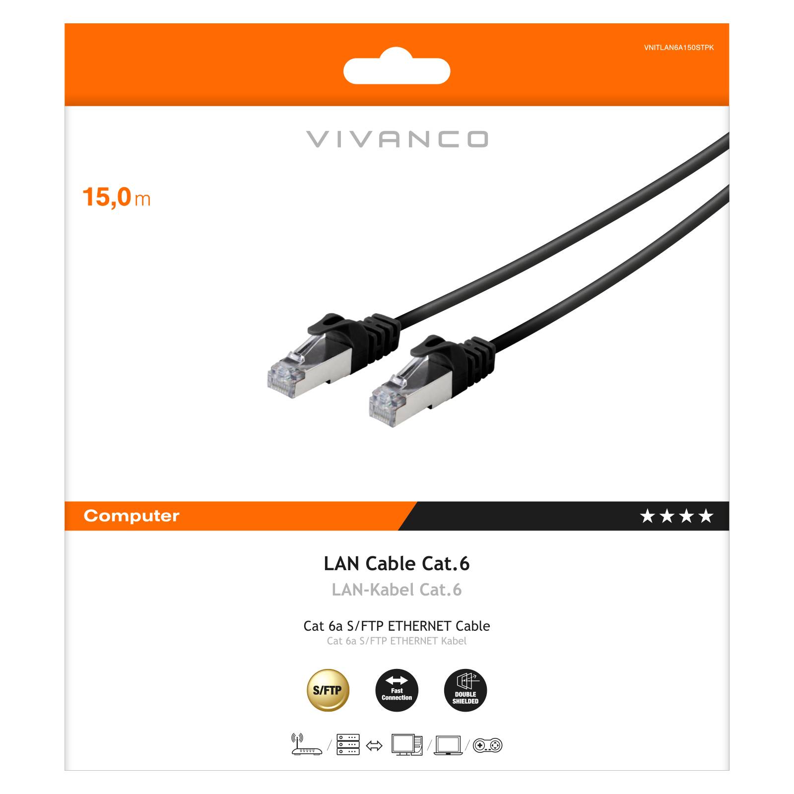 Cavo di rete S/FTP CAT 6a-1