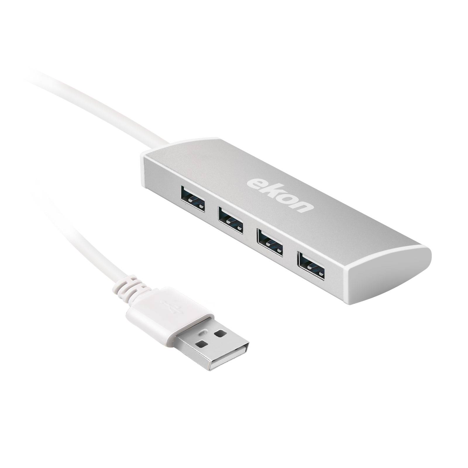 Hub multiporta in metallo USB 2.0 4 in 1-0