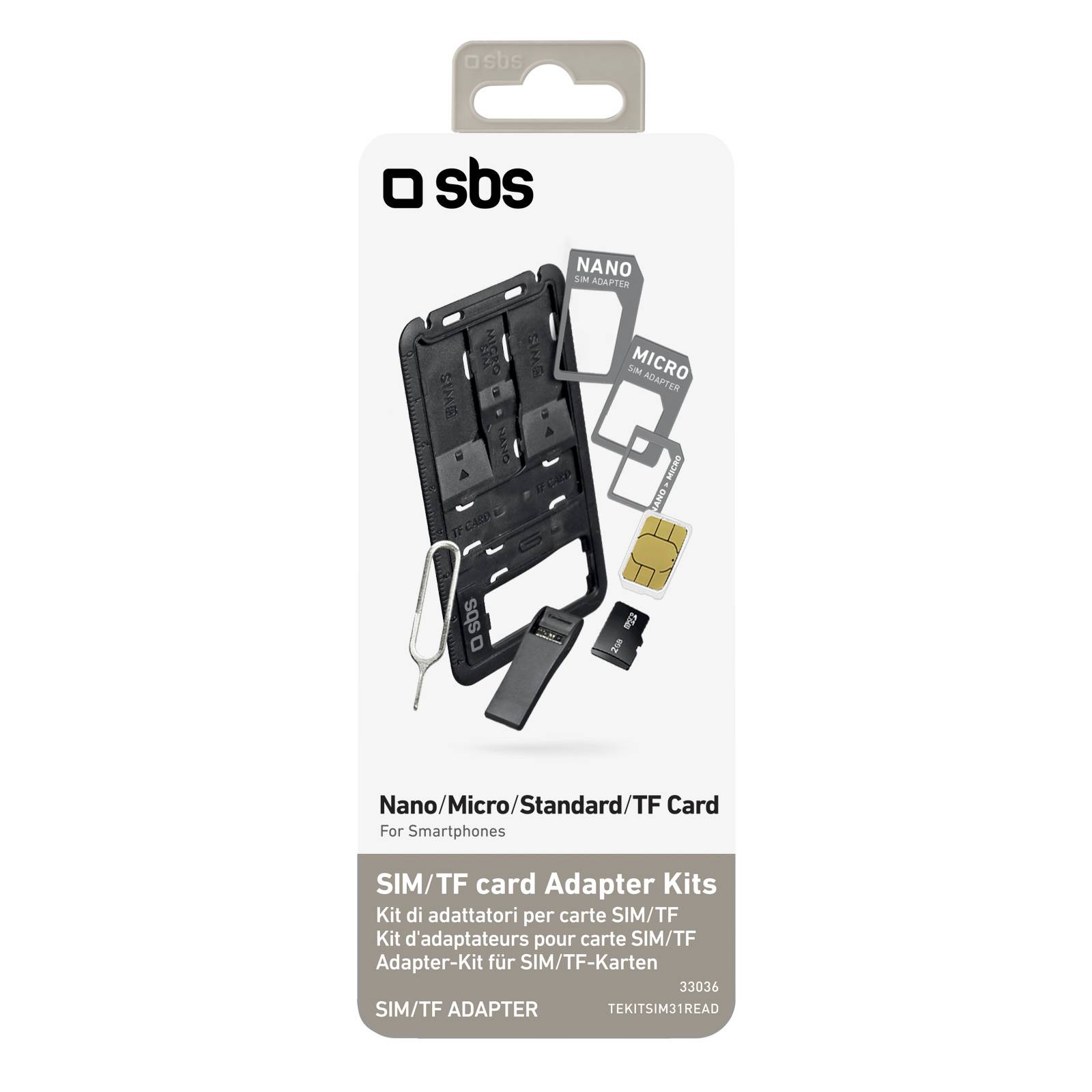 Kit di adattatori per carte SIM/TF-1