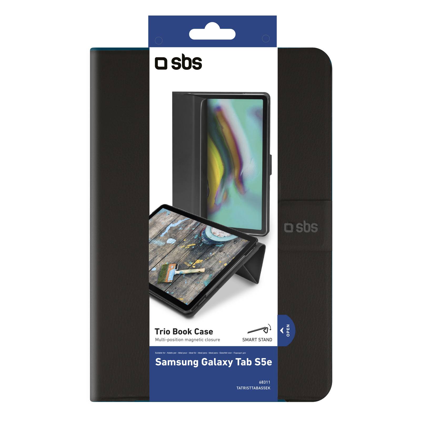 Custodia a libro Trio per Samsung Galaxy Tab S5e-1