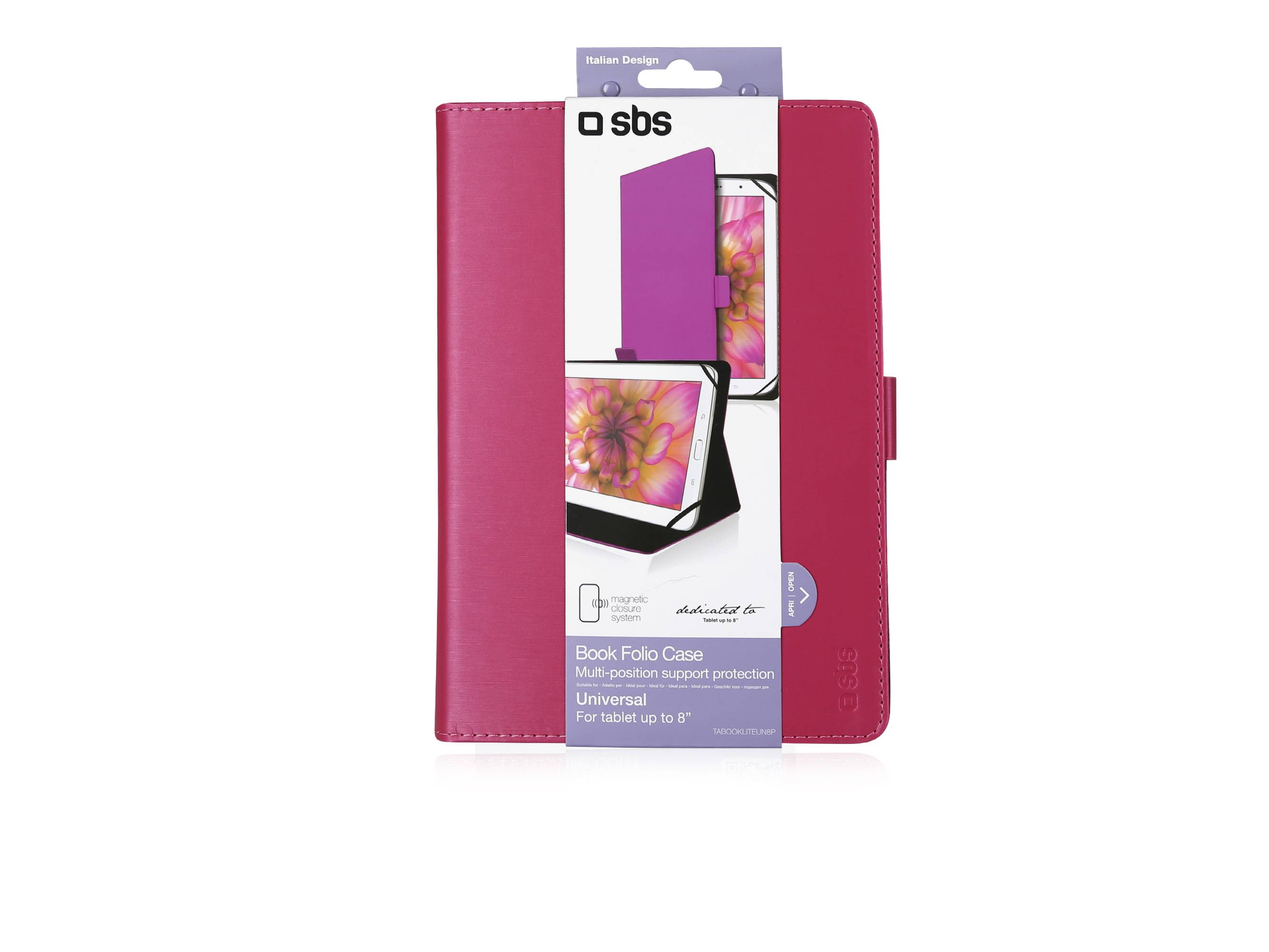 Custodia a libro universale Book Lite per tablet fino a 8''-1