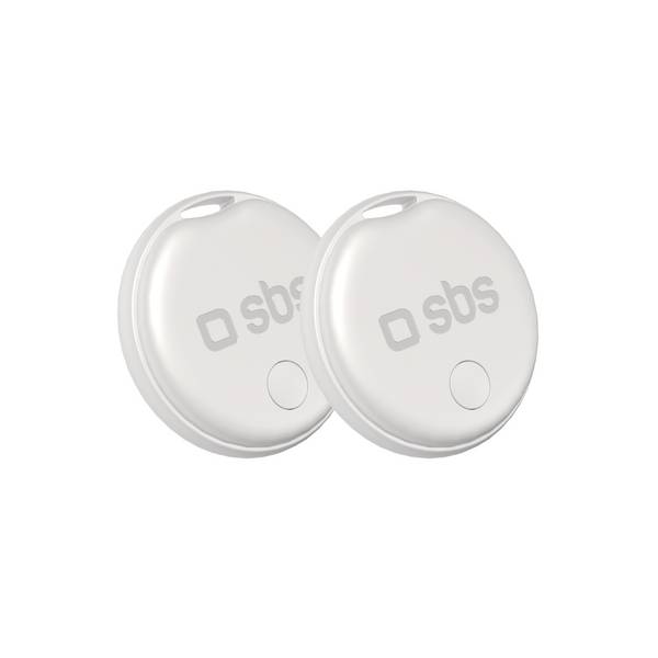 Localizzatore di oggetti water resistant compatibile con Apple Find My 2 pz.