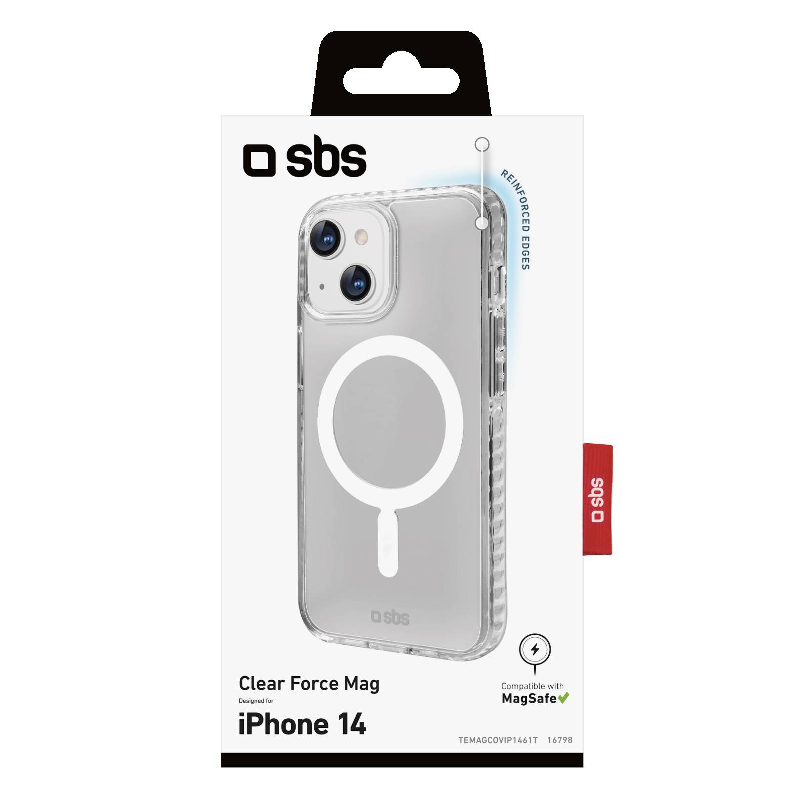 Cover con aggancio magnetico compatibile con ricarica MagSafe per iPhone 14/13-1