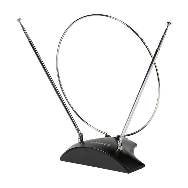 Antenna da interni ad anello per ricezione di TV e radio