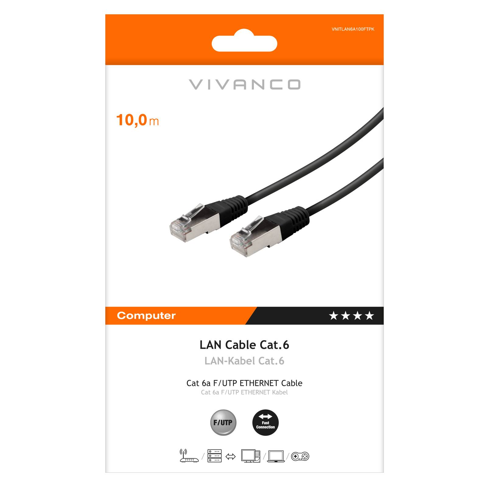 Cavo di rete S/FTP CAT 6a-1