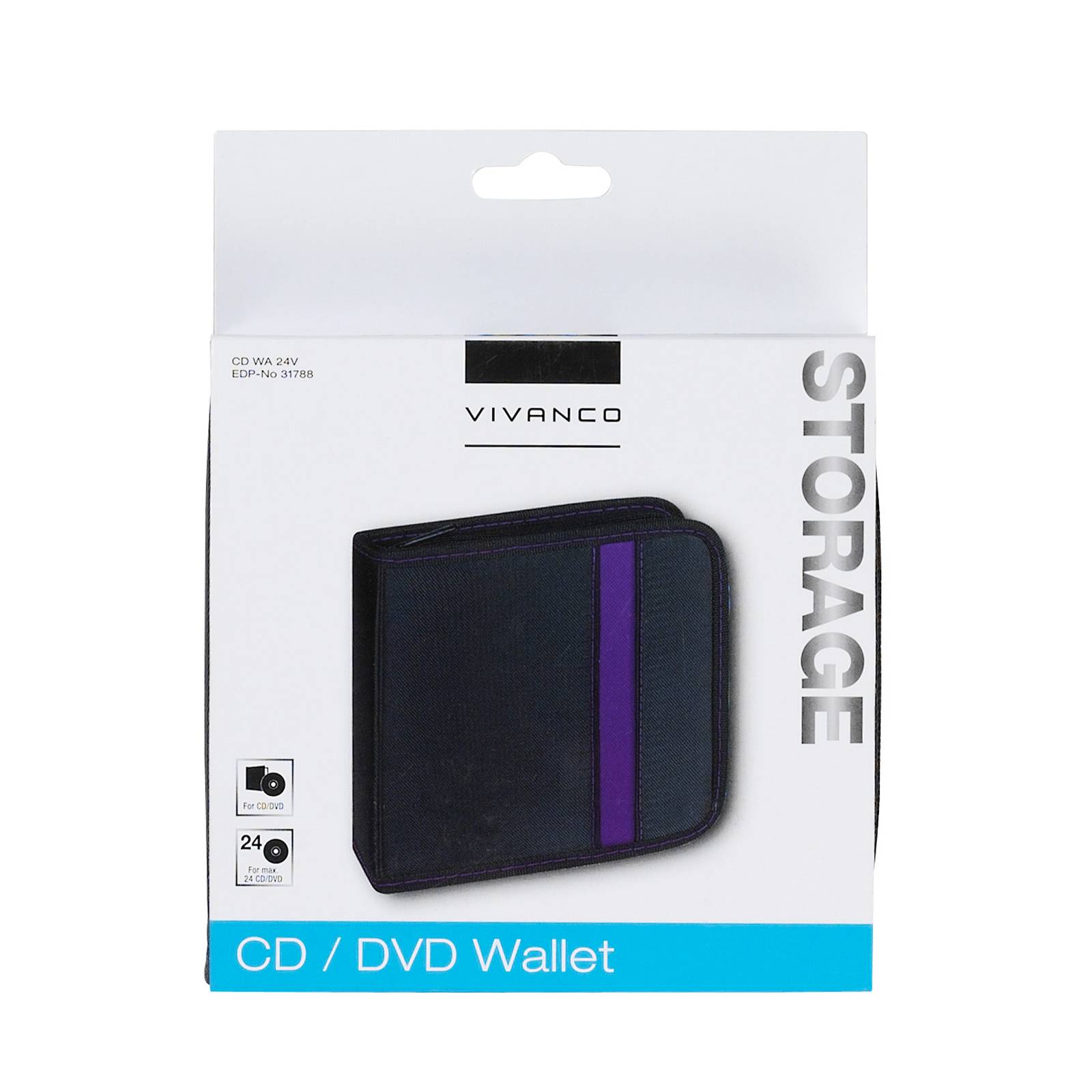 Custodia CD/DVD per 24 dischi-1