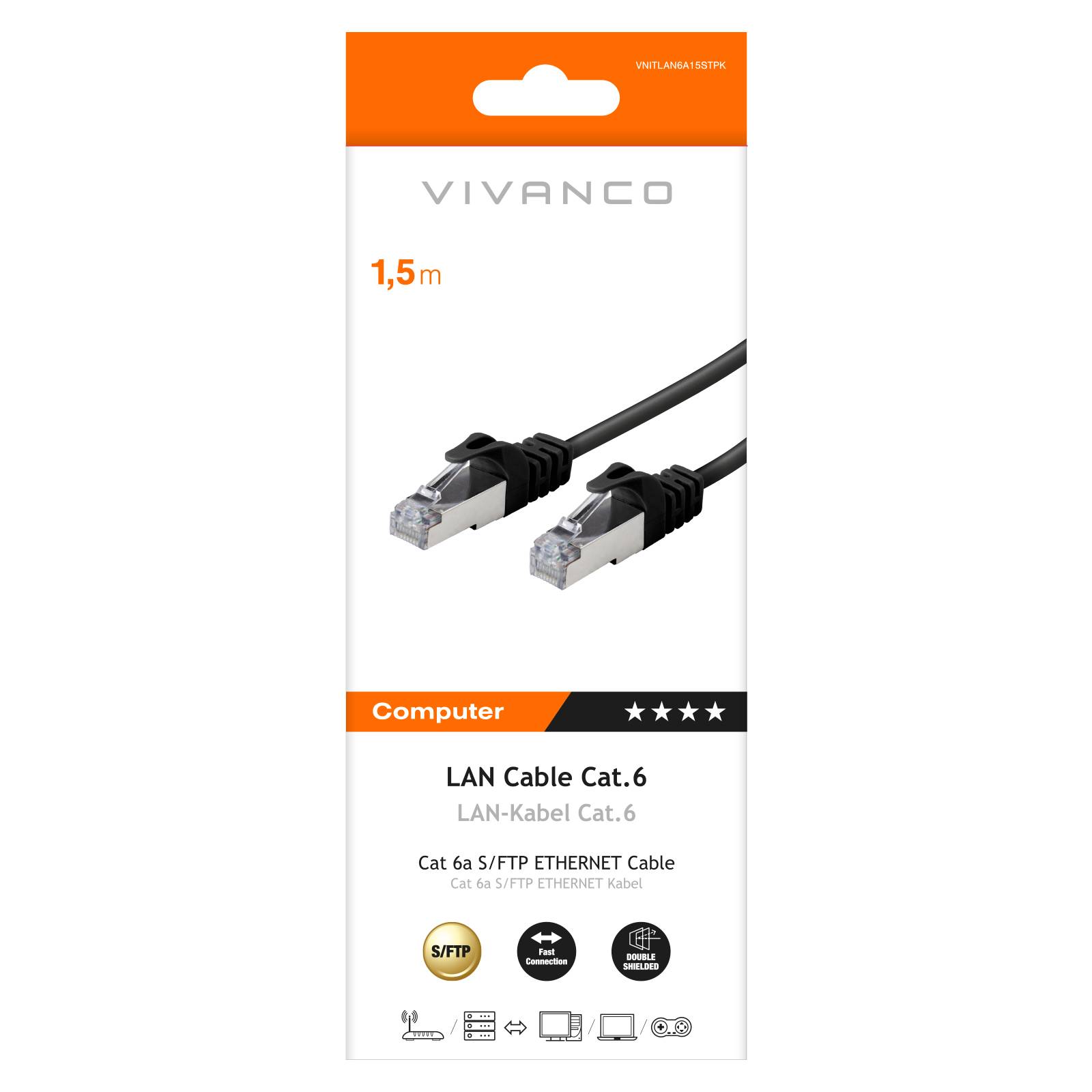 Cavo di rete S/FTP CAT 6a-1