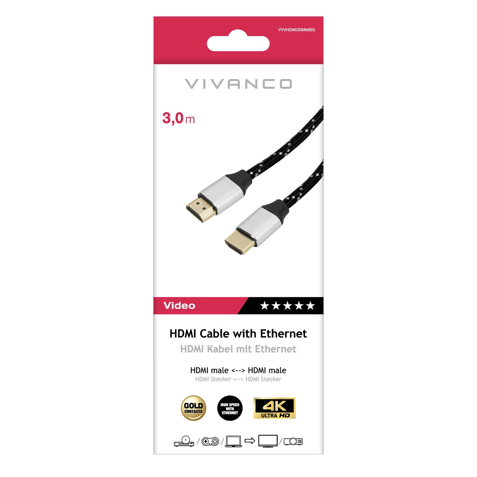 Cavo HDMI v. 2.0 - 4K-1