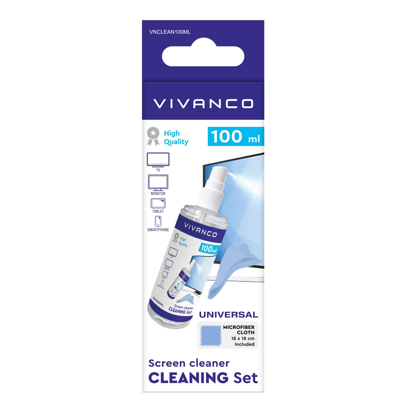 Set universale per la pulizia dello schermo, 100 ml-1