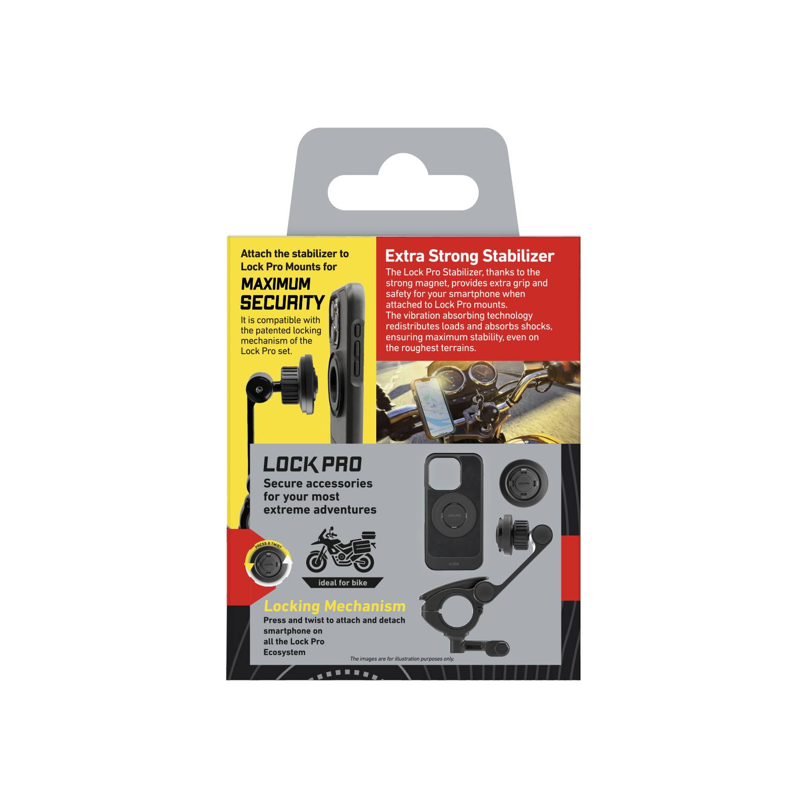 Stabilizzatore per supporto da moto Lock Pro-2