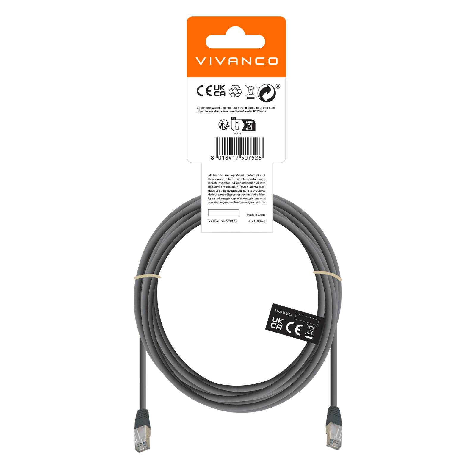 Cavo di rete CAT5e, 5 m-2