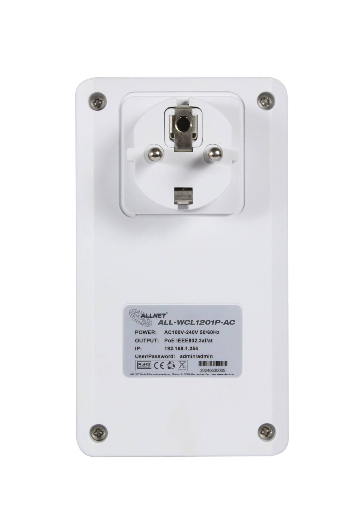 ALLNET Wireless Client mit PoE Out 2.4GHz und 5GHz AC - WLAN - 1,2 Gbps (ALL-WCL1201P-AC)-2