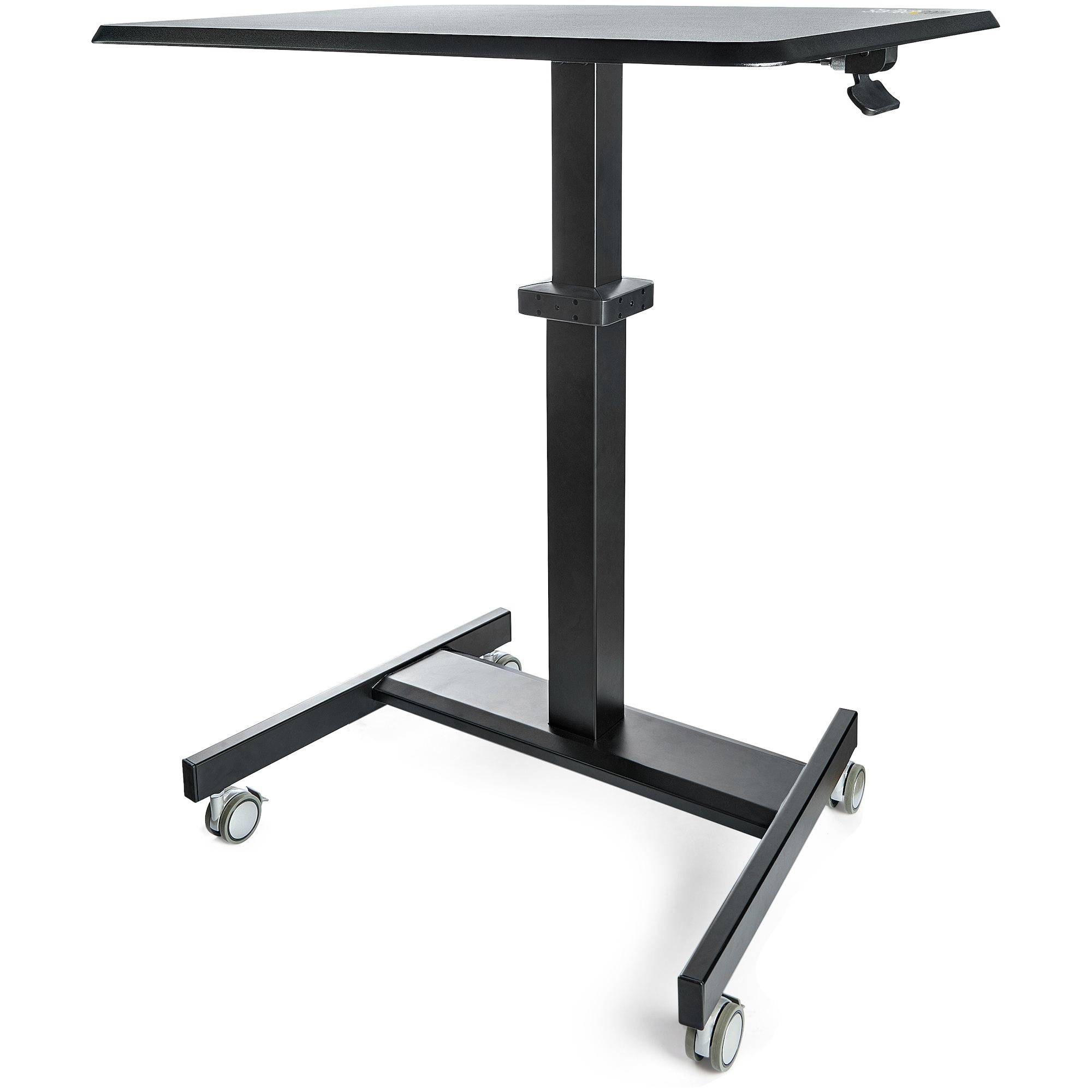 StarTech.com Scrivania Sit-Stand per lavorare in piedi o seduti - Postazione di lavoro ergonomica mobile e regolabile in-4