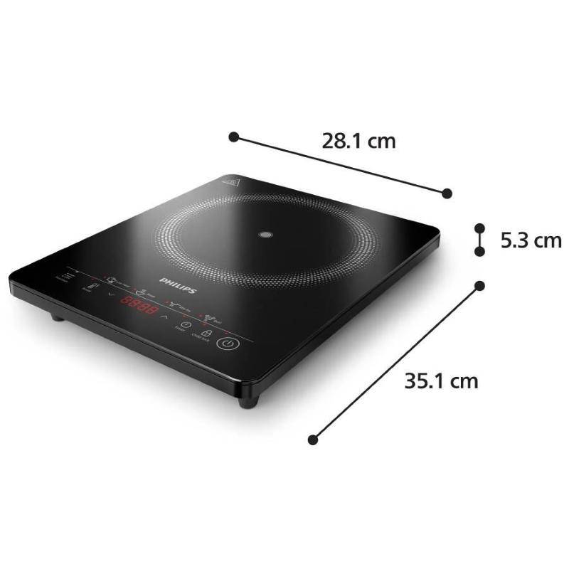 Philips HD5830/90 PIASTRA INDUZIONE HALOPLATE HD5830/90 4 PRESET 2000W 8 LIVELLI-0
